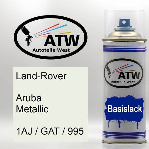 Land-Rover, Aruba Metallic, 1AJ / GAT / 995: 400ml Sprühdose, von ATW Autoteile West.